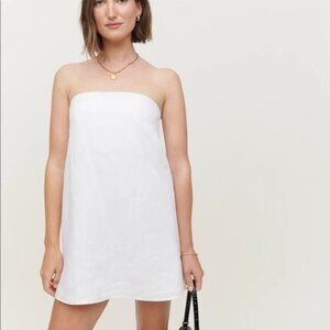 Reformation Stella Linen Dress NWT